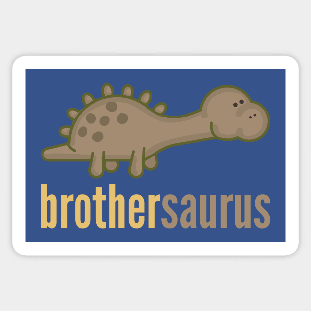 Brothersaurus Rex T-Shirt Family Dinosaur Shirt Set Sticker by DoggyStyles